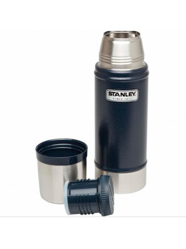 [美國Stanley] 經典系列真空保溫保冷瓶 (16OZ 錘紋藍)